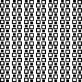 Abstract Boxes Black And White Repeated Pattern Clothing Pattern Useful On White Background Royalty Free Stock Photo