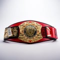 Abstract Boxing championship belt. Champion sport.