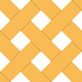 Abstract braiding background. Seamless surface pattern with repeated diagonal weave rectangular tiles. Wicker wallpaper. Classic