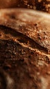 Artistic Bread Abstract Background Captured Under Low Light Conditions in a Rustic Setting Royalty Free Stock Photo