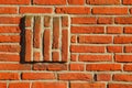 Abstract brick wall