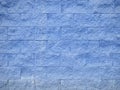 An abstract brick wall blue background