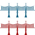 Abstract Bridge Icon