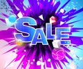 Abstract bright background sale theme