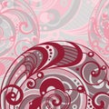 Abstract bright background with spiral