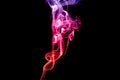 Abstract bright and beautiful color smoke colorfu Royalty Free Stock Photo