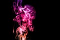 Abstract bright and beautiful color smoke