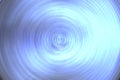 Abstract bright blue spin