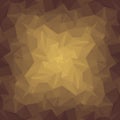 Abstract Brown Polygonal Background Royalty Free Stock Photo