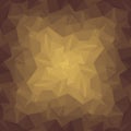 Abstract Brown Polygonal Background