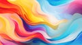 Abstract bright color background in Figuration Libre style created with Generative AI