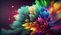 Abstract bright color background. Generative AI. Royalty Free Stock Photo