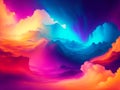Abstract bright color sky, climate change atmosphere background Royalty Free Stock Photo