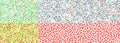 Abstract bright colorful noisy reaction diffusion psychedelic background. Anaglyph irregular pattern. Turing generative algorithm Royalty Free Stock Photo