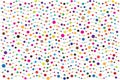 Abstract bright dots and vawes background