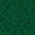 Abstract bright green square pixel tile mosaic wall background and texture. Royalty Free Stock Photo