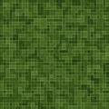 Abstract bright green square pixel tile mosaic wall background and texture. Royalty Free Stock Photo