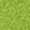Abstract bright green square pixel tile mosaic wall background and texture. Royalty Free Stock Photo