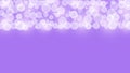 Abstract Bright Light Sparkles and Bokeh in Purple Background Royalty Free Stock Photo