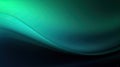 Abstract bright motion wavy lines. Dark green black curves gradient. Futuristic and elegant background