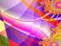 abstract bright multicolor linear pattern, color graphics, background Royalty Free Stock Photo