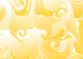 Abstract bright mystical bright golden liquid swirl pattern for graphic design background.