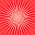 Abstract bright soft Red rays background. Vector