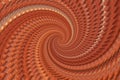 Abstract background of brown spinning vortex Royalty Free Stock Photo