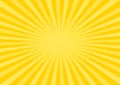 Abstract bright Yellow Orange rays background. Vector EPS 10 cmyk Royalty Free Stock Photo