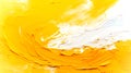 Abstract bright yellow and white oil brush strokes background