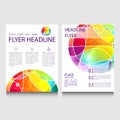 Abstract brochure or flyer design template