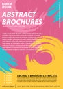 abstract brochures template design 03