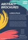 abstract brochures template design 04