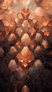 Abstract bronze copper metal background. Artistic grunge metallic surface design Royalty Free Stock Photo