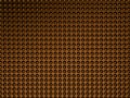 Abstract bronze 3d dotted background. 3d halftone