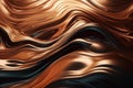 abstract brown background with smooth lines and waves, computer generated images Generative AI