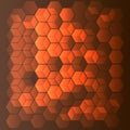 Abstract brown background vector polygon texture illustration