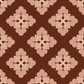 Abstract brown fabric pattern