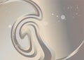 Abstract Brown and Grey Gradient Twirling Background Graphic Royalty Free Stock Photo