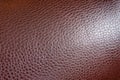 Abstract brown leather sofa background close up Royalty Free Stock Photo