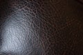 Abstract brown leather sofa background close up Royalty Free Stock Photo