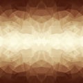 Abstract Brown Polygonal Background