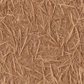Abstract Brown Straw Texture Background in Full Frame Seamless Detailed Pattern Royalty Free Stock Photo