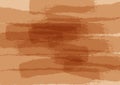 Abstract brown texture. Rectangular watercolour background.