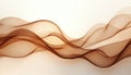 Abstract brown wave pattern background. Elegant flowing lines form a design. Modern sepia art texture. Suitable for banner Royalty Free Stock Photo