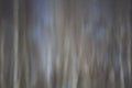 Abstract brownish blue blurred background. Reflection of tree trunks and the sky in the river. Spring flood Royalty Free Stock Photo