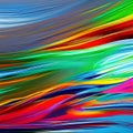 661 Abstract Brush Strokes: A contemporary background featuring abstract brush strokes in bold and vibrant colors that create a Royalty Free Stock Photo