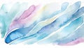 Abstract brush strokes and washes create a vibrant watercolor texture on a white paper background transparent background