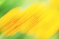 Abstract brushed yellow and light green illustration background with soft slanted lines