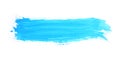 Abstract brushstroke of blue paint Royalty Free Stock Photo